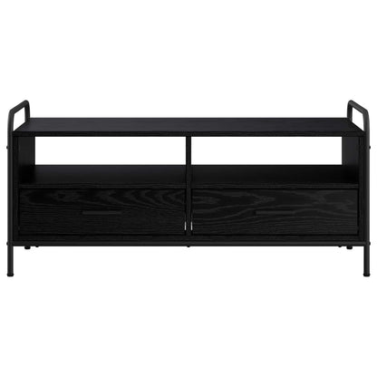 Coffee Table Black Oak 99.5 x 49 x 46 cm Engineered Wood