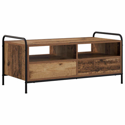 Coffee Table Old Wood 99.5 x 49 x 46 cm Engineered Wood