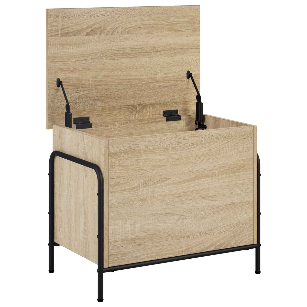 Storage Box Sonoma Oak 60 x 40 x 49.5 cm Engineered Wood