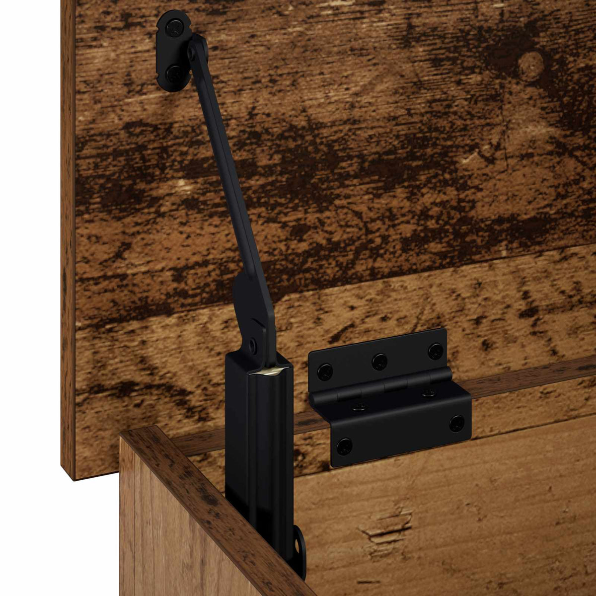 Storage Box Old Wood 60 x 40 x 49.5 cm Engineered Wood