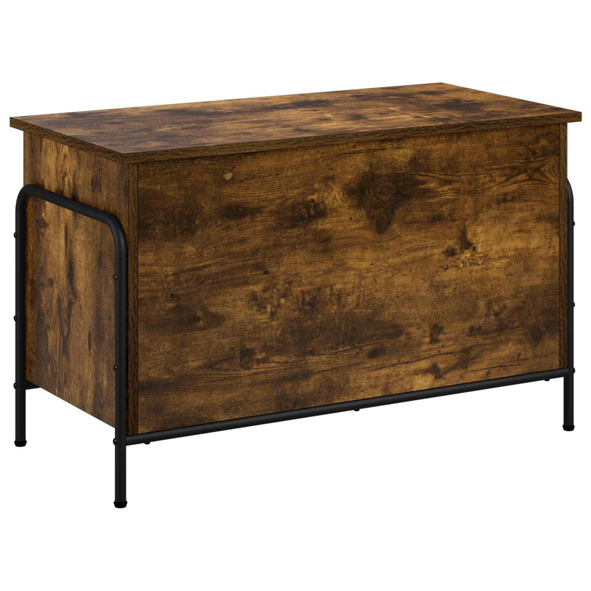 Storage Box Smoked Oak 80 x 40 x 49.5 cm Engineered Wood