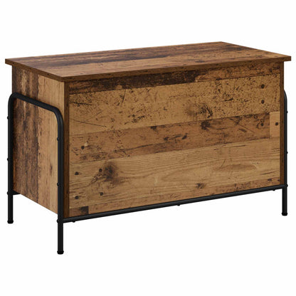 Storage Box Old Wood 80 x 40 x 49.5 cm Engineered Wood
