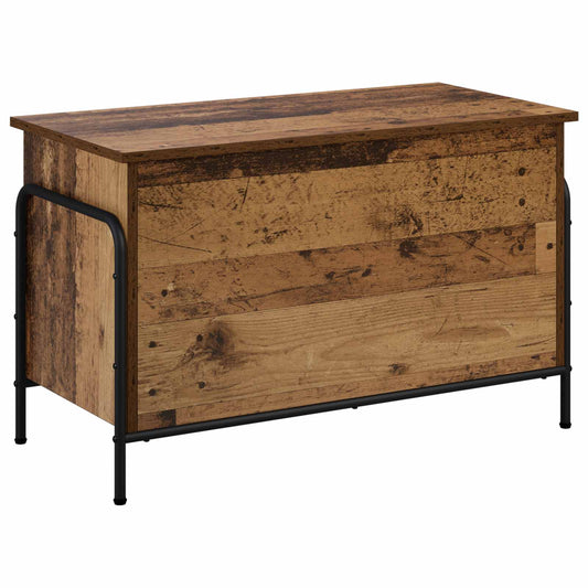 Storage Box Old Wood 80 x 40 x 49.5 cm Engineered Wood