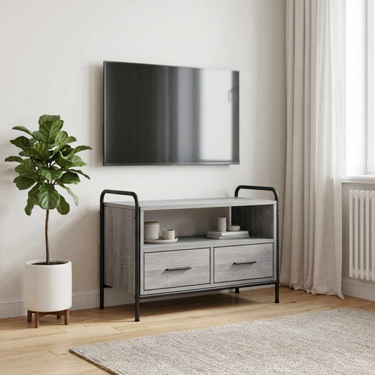 TV Cabinet 67.5 x 33 x 50 cm Grey Sonoma Engineered Wood