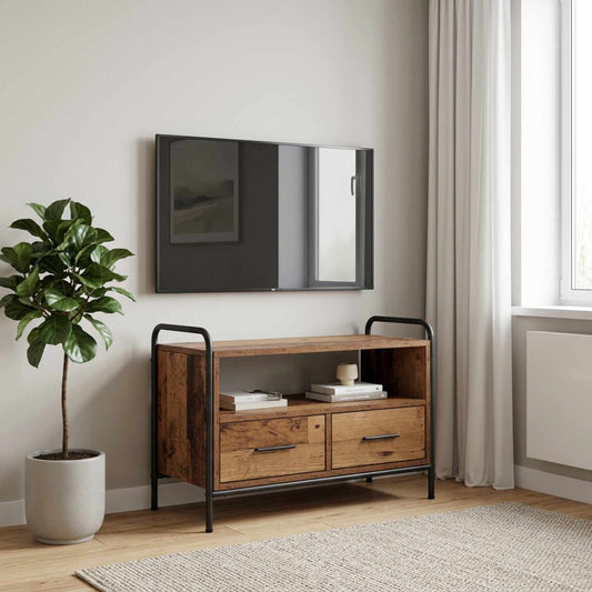 TV Cabinet 67.5 x 33 x 50 cm Old Wood Engineered Wood
