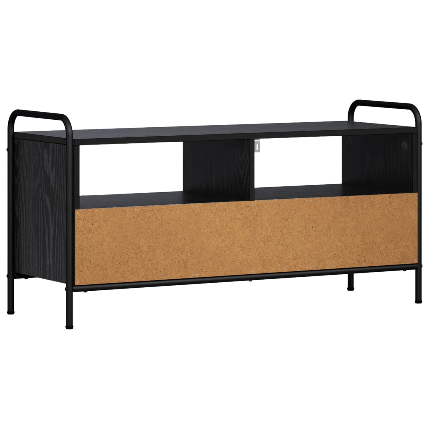 TV Cabinet 99.5 x 33 x 50 cm Black Oak Engineered Wood