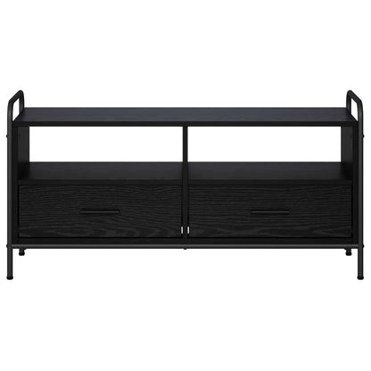 TV Cabinet 99.5 x 33 x 50 cm Black Oak Engineered Wood