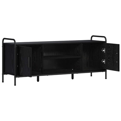 TV Cabinet 119 x 33 x 50 cm Black Oak