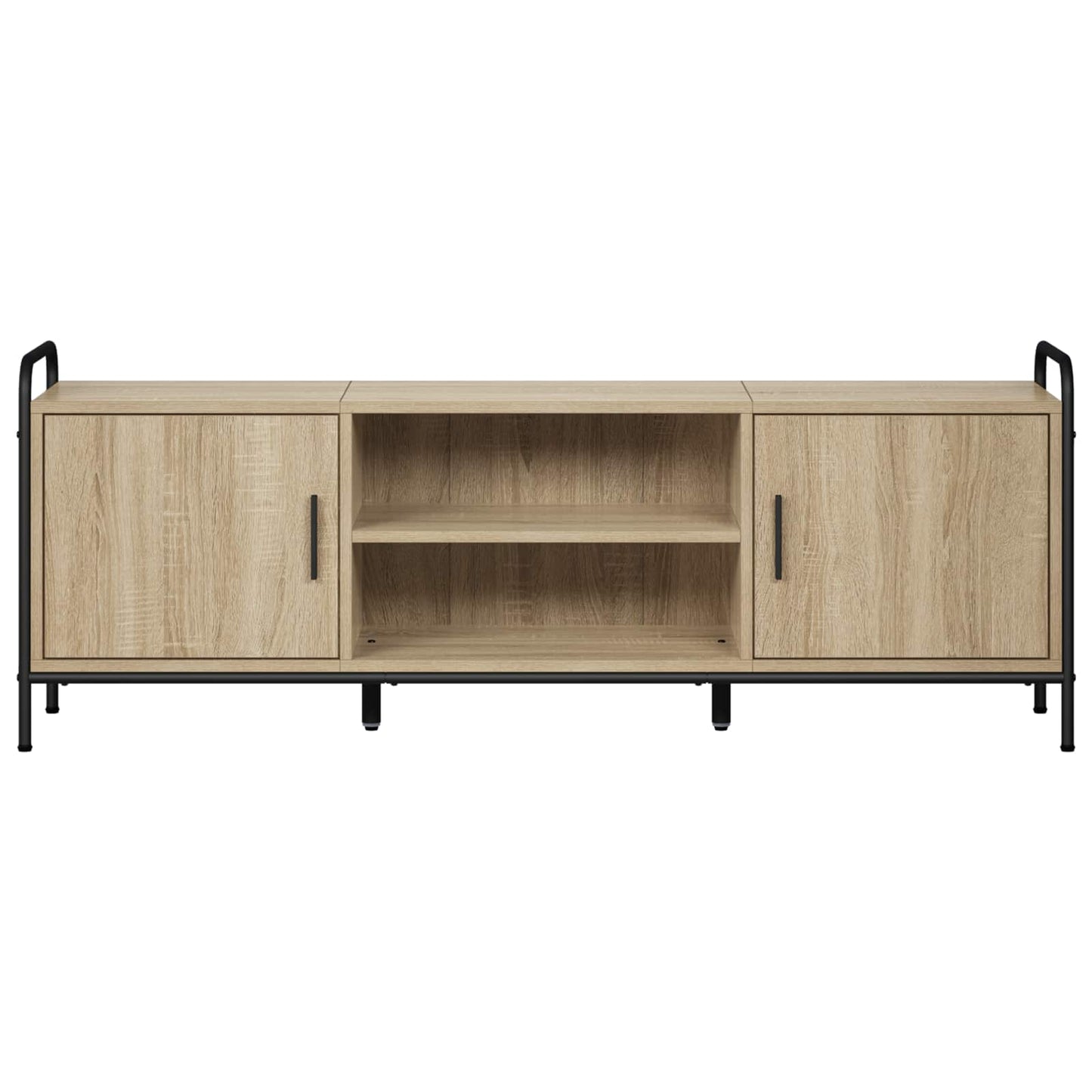 TV Cabinet 133 x 33 x 50 cm Sonoma Oak Engineered Wood