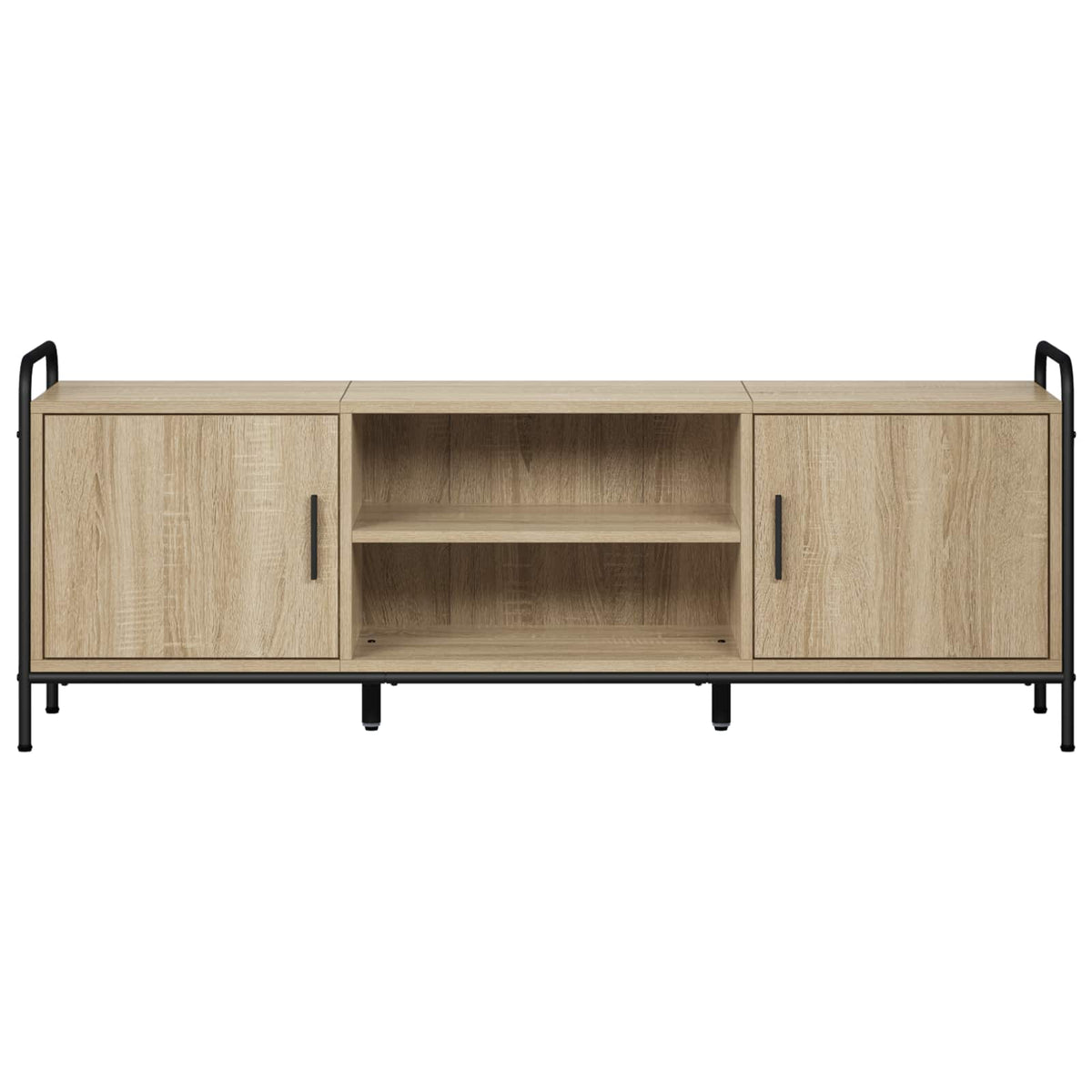 TV Cabinet 133 x 33 x 50 cm Sonoma Oak Engineered Wood