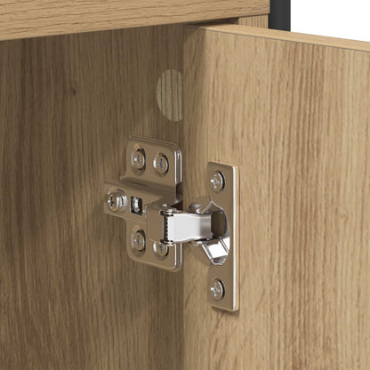 TV Cabinet 133 x 33 x 50 cm Artisan Oak Engineered Wood