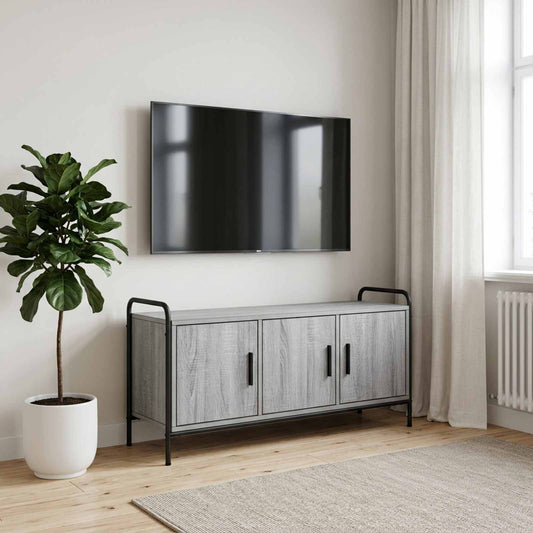 TV Cabinet 99 x 33 x 50 cm Grey Sonoma Engineered Wood