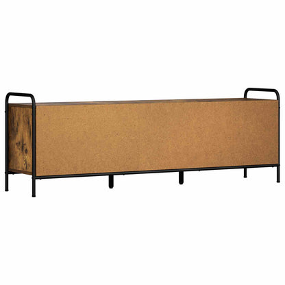 TV Cabinet 146 x 33 x 50 cm Smoked Oak Engineered Wood