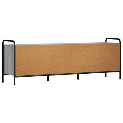 TV Cabinet 146 x 33 x 50 cm Grey Sonoma Engineered Wood