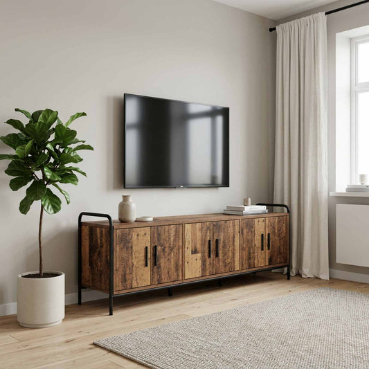 TV Cabinet 146 x 33 x 50 cm Old Wood Engineered Wood