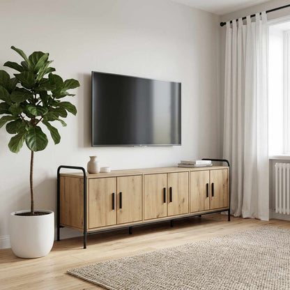 TV Cabinet 146 x 33 x 50 cm Artisan Oak Engineered Wood