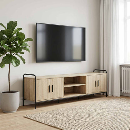 TV Cabinet 167.5 x 33 x 50 cm Sonoma Oak Engineered Wood
