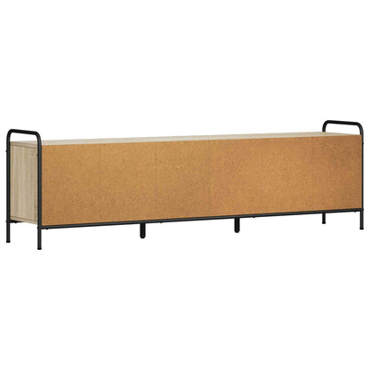 TV Cabinet 167.5 x 33 x 50 cm Sonoma Oak Engineered Wood