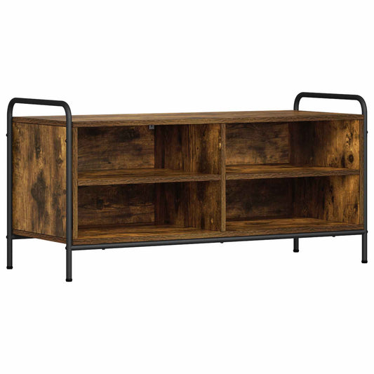 TV Cabinet 100 x 39.5 x 50 cm Smoked Oak Engineered Wood