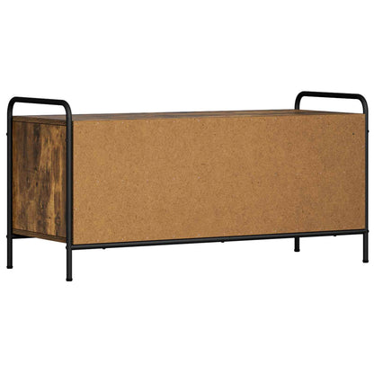 TV Cabinet 100 x 39.5 x 50 cm Smoked Oak Engineered Wood
