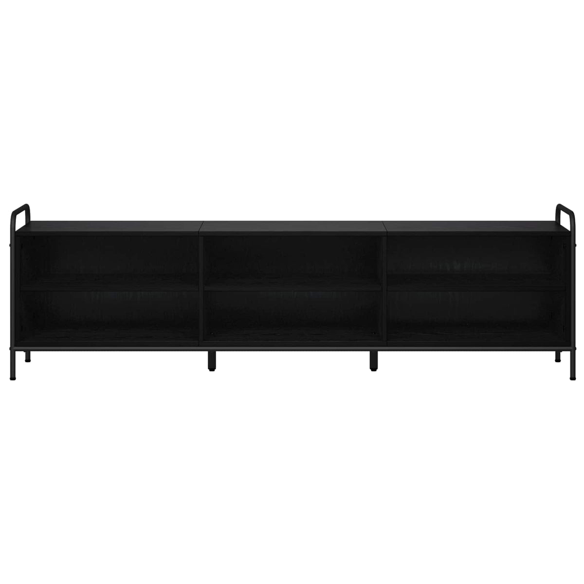 TV Cabinet 167.5 x 36.5 x 50 cm Black Oak Engineered Wood