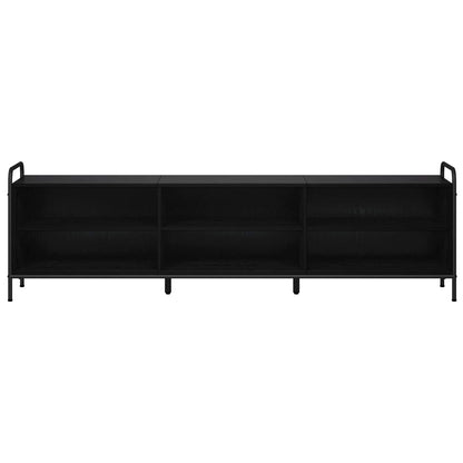 TV Cabinet 167.5 x 36.5 x 50 cm Black Oak Engineered Wood