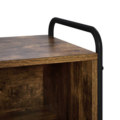 TV Cabinet 167.5 x 36.5 x 50 cm Smoked Oak Engineered Wood