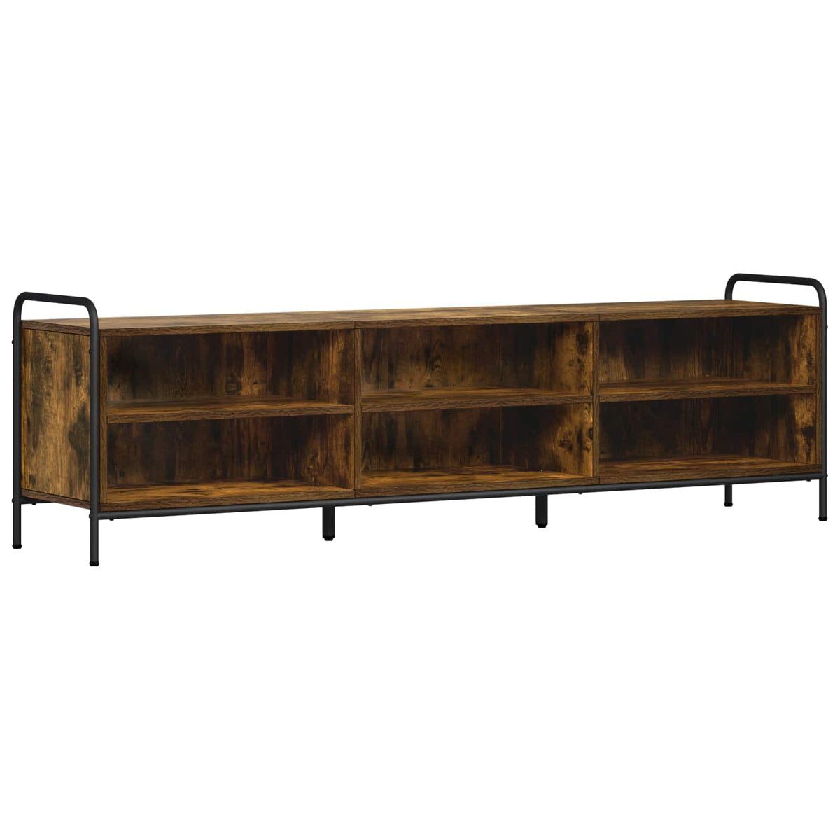 TV Cabinet 167.5 x 36.5 x 50 cm Smoked Oak Engineered Wood