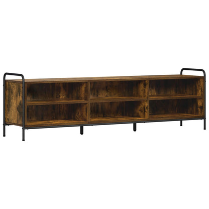 TV Cabinet 167.5 x 36.5 x 50 cm Smoked Oak Engineered Wood
