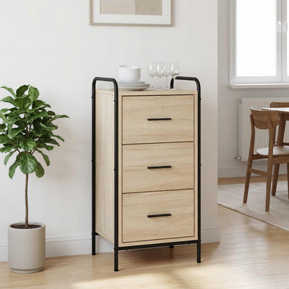 Sideboard Sonoma Oak 40 x 33 x 80.5 cm Engineered Wood