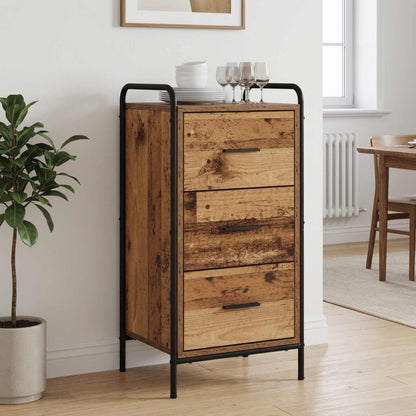 Sideboard Old Wood 40 x 33 x 80.5 cm Engineered Wood