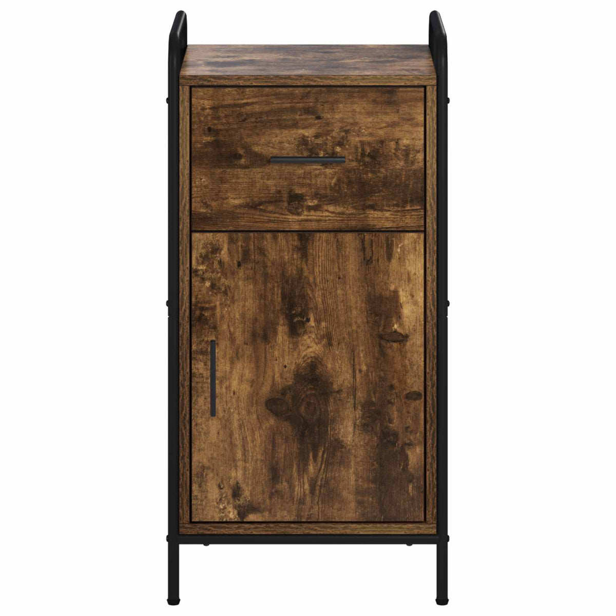 Sideboard Smoked Oak 40 x 33 x 80.5 cm Engineered Wood