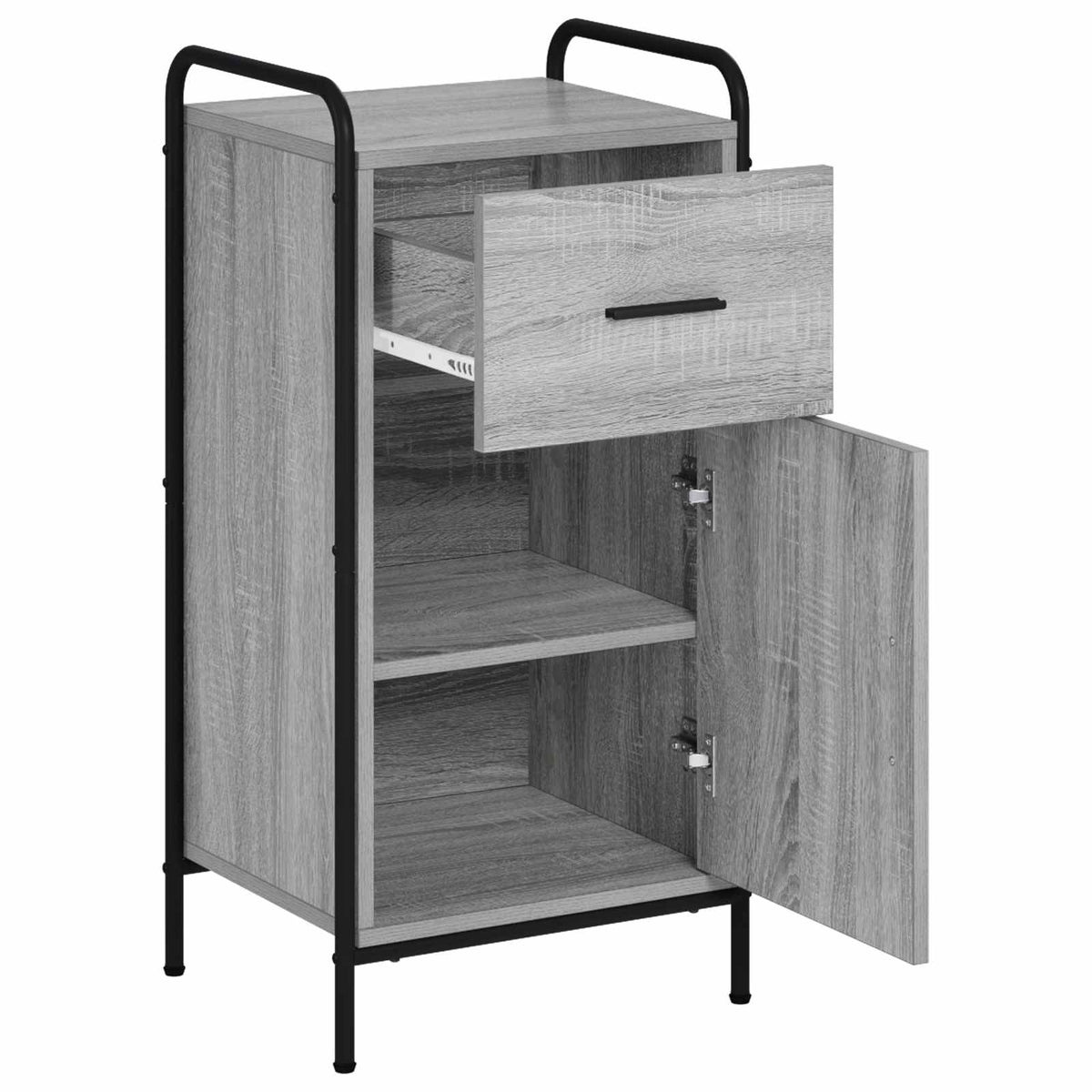 Sideboard Grey Sonoma 40 x 33 x 80.5 cm Engineered Wood