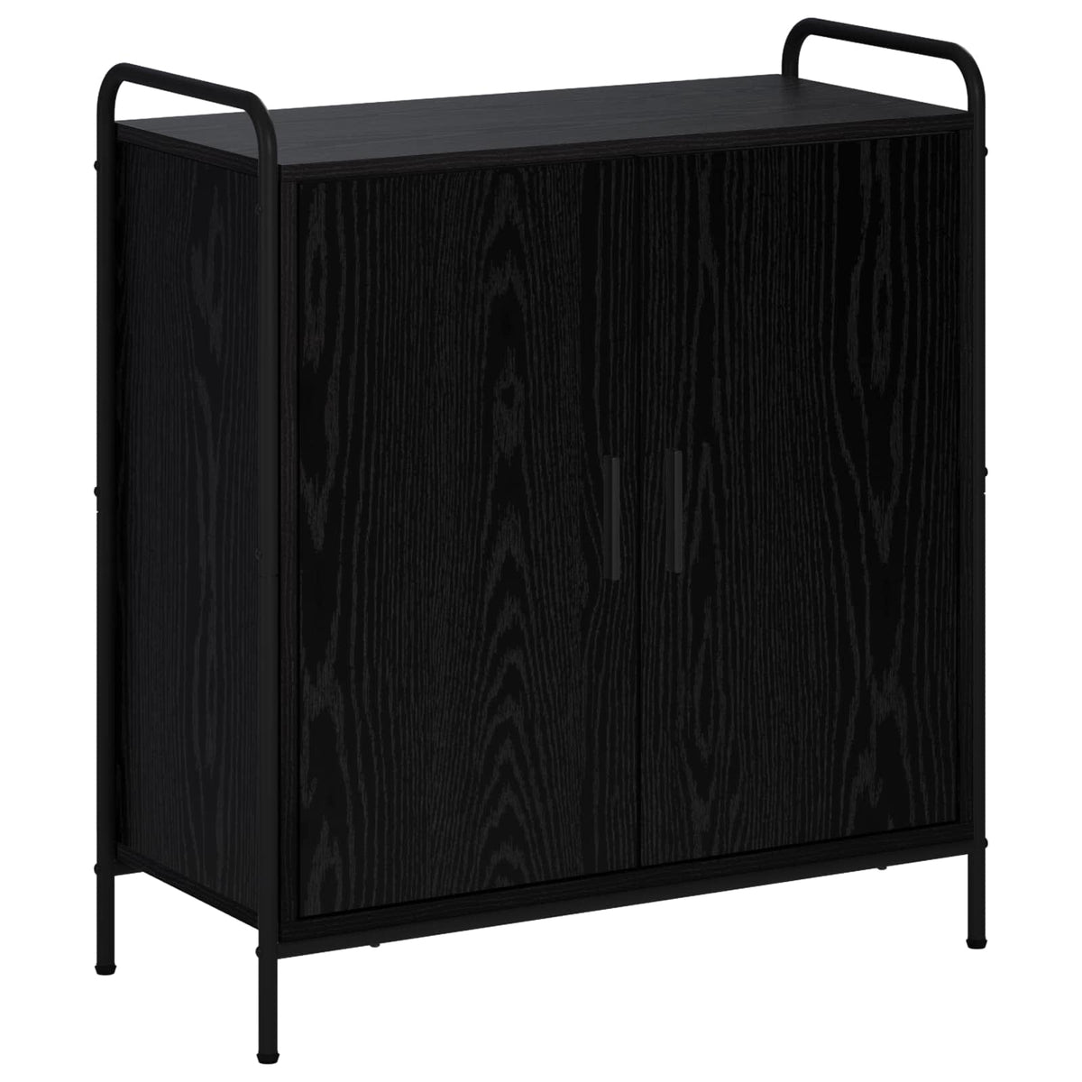 Sideboard Black Oak 73 x 33 x 81 cm Engineered Wood
