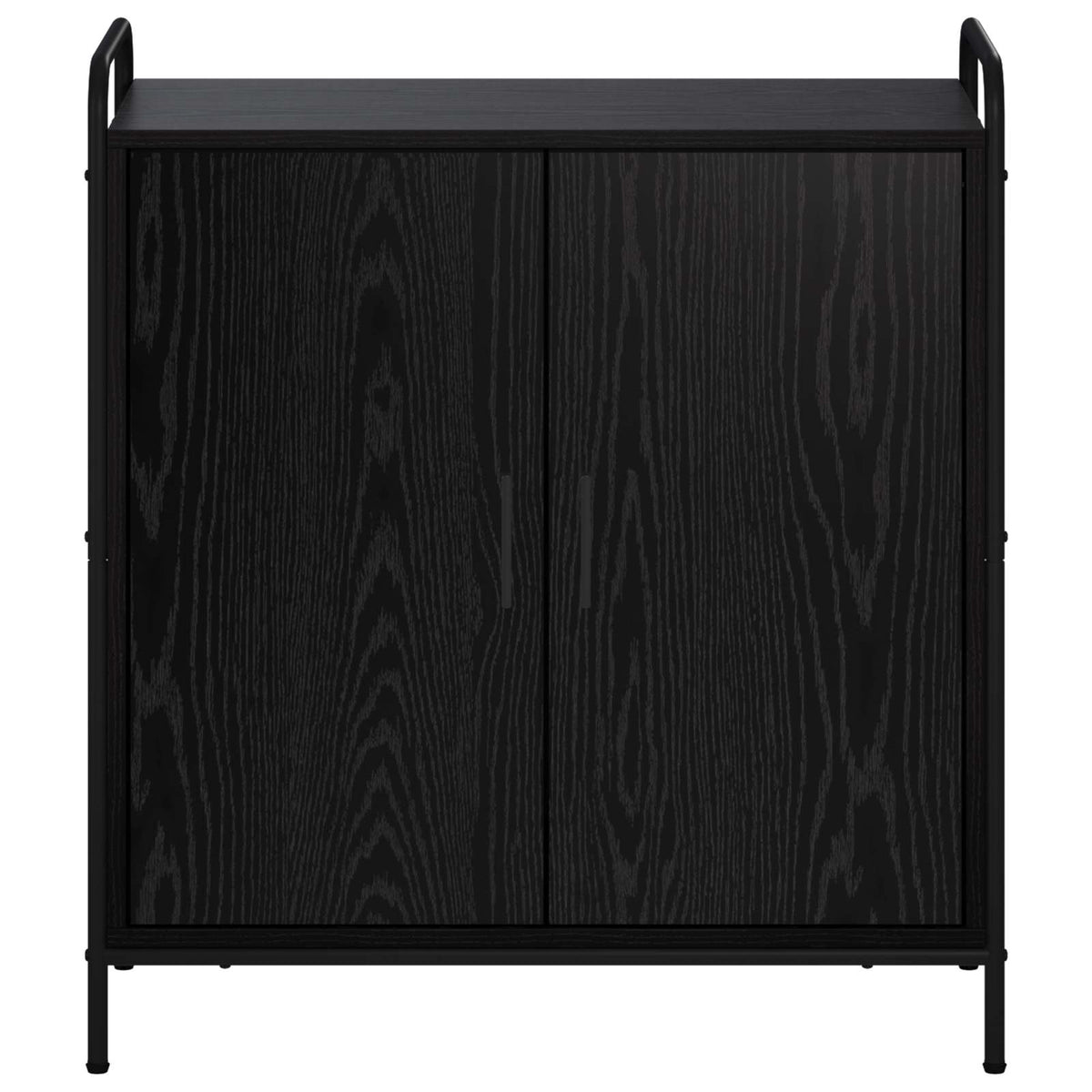 Sideboard Black Oak 73 x 33 x 81 cm Engineered Wood