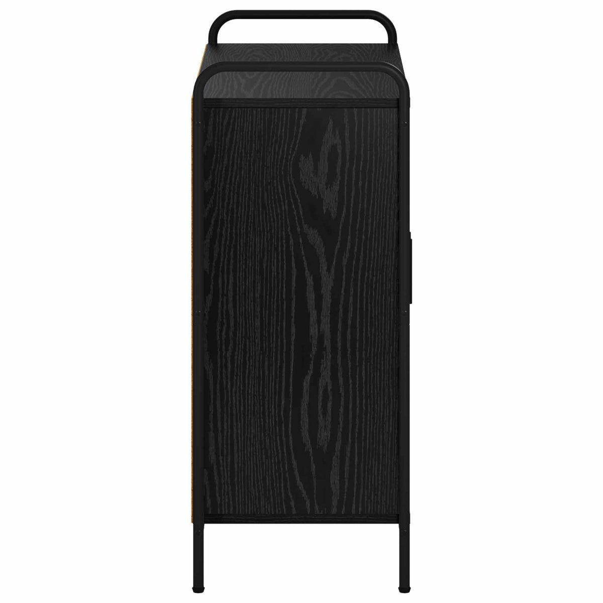 Sideboard Black Oak 73 x 33 x 81 cm Engineered Wood