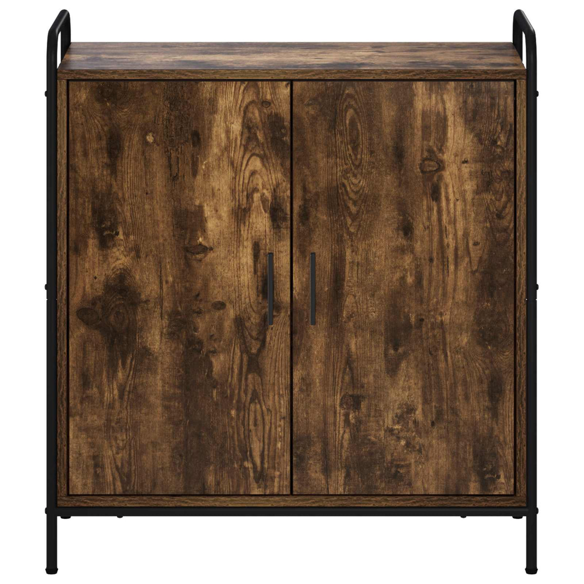 Sideboard Smoked Oak 73 x 33 x 81 cm Engineered Wood