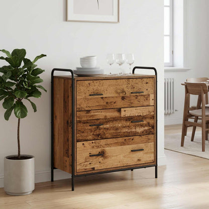 Sideboard Old Wood 73 x 33 x 81 cm Engineered Wood