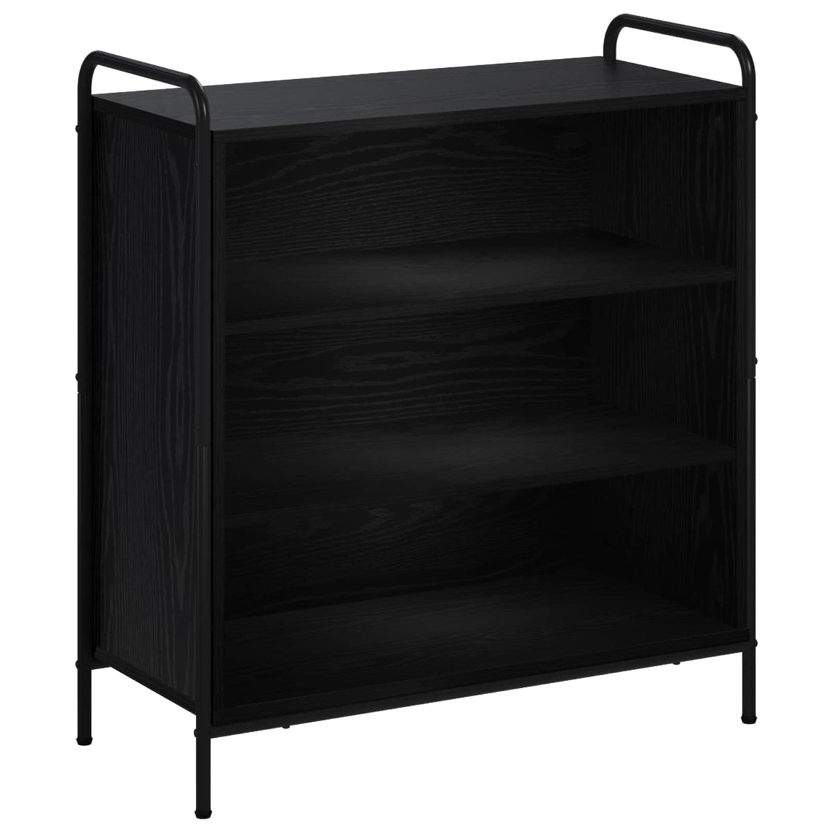 Sideboard Black Oak 73 x 33 x 81 cm Engineered Wood