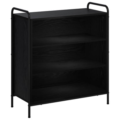 Sideboard Black Oak 73 x 33 x 81 cm Engineered Wood