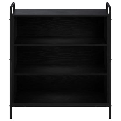 Sideboard Black Oak 73 x 33 x 81 cm Engineered Wood