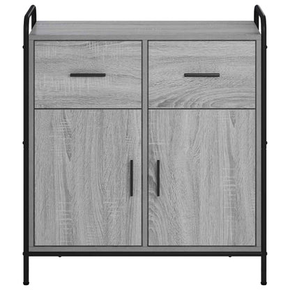 Sideboard Grey Sonoma 73 x 33 x 81 cm Engineered Wood