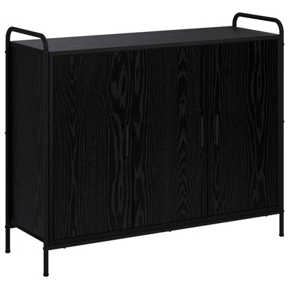 Sideboard Black Oak 98.5 x 33 x 81 cm Engineered Wood