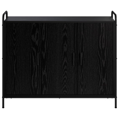 Sideboard Black Oak 98.5 x 33 x 81 cm Engineered Wood