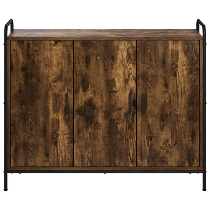 Sideboard Smoked Oak 98.5 x 33 x 81 cm Engineered Wood