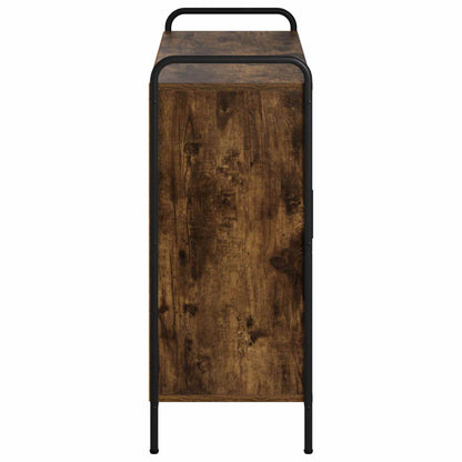 Sideboard Smoked Oak 98.5 x 33 x 81 cm Engineered Wood