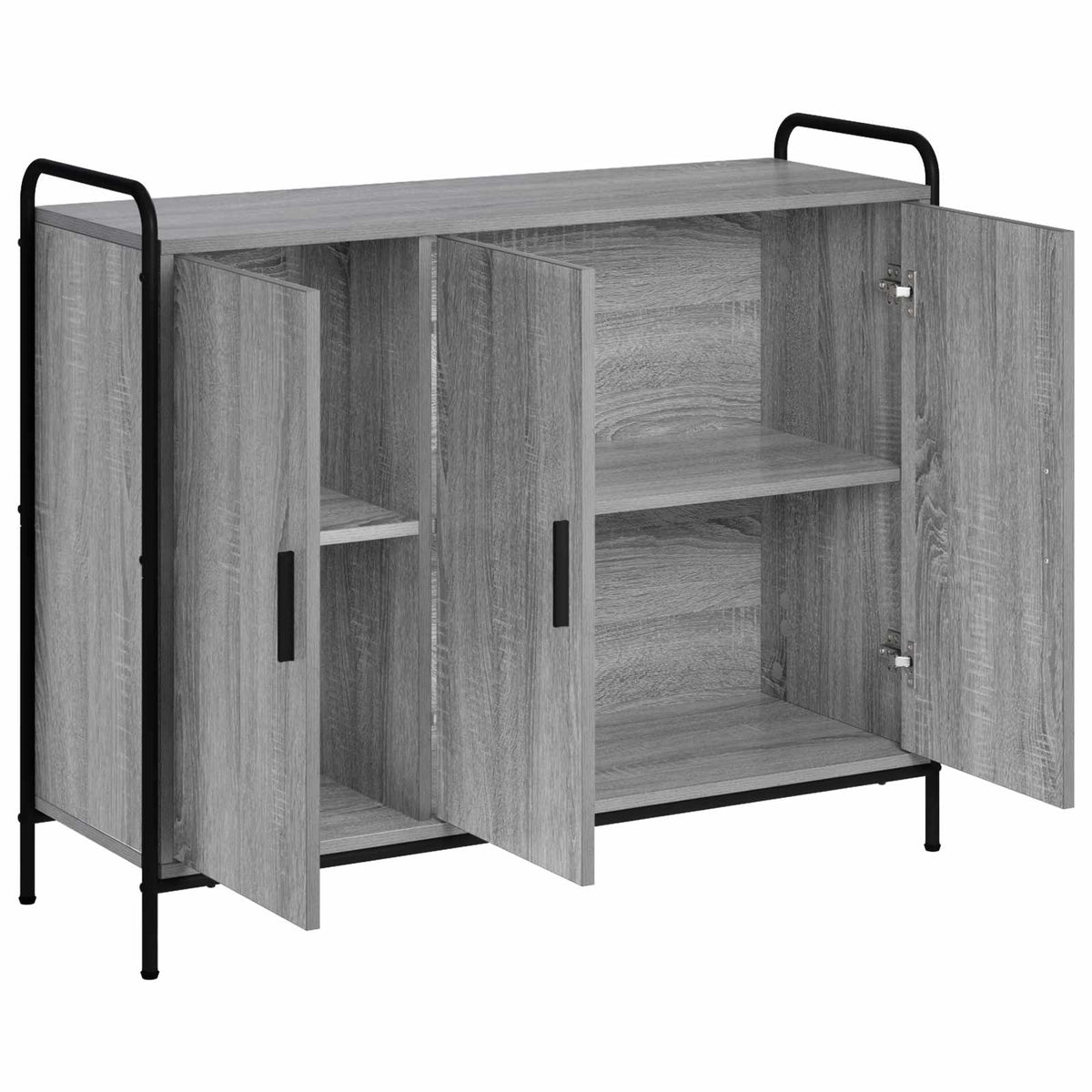 Sideboard Grey Sonoma 98.5 x 33 x 81 cm Engineered Wood