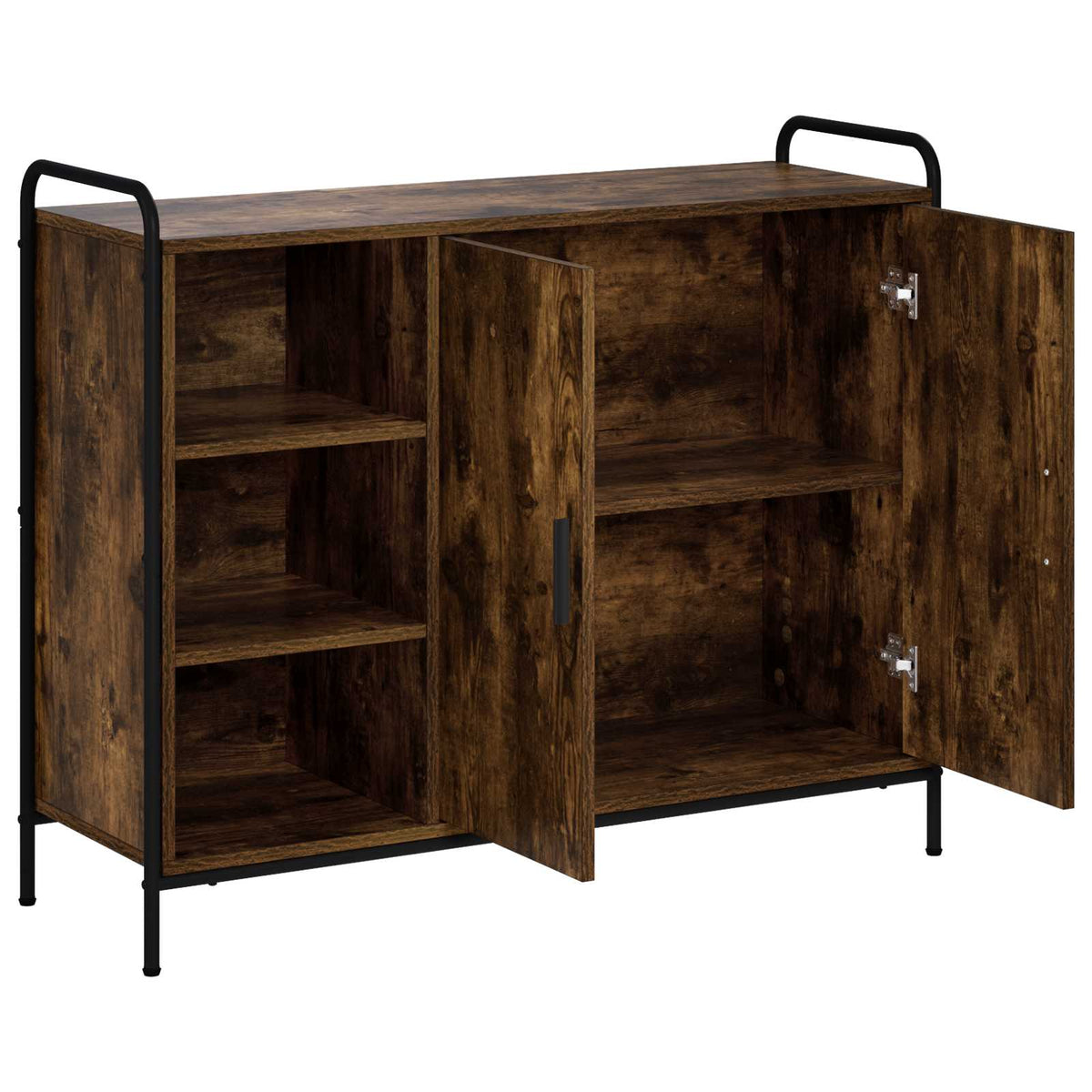 Sideboard Smoked Oak 98.5 x 33 x 81 cm Engineered Wood