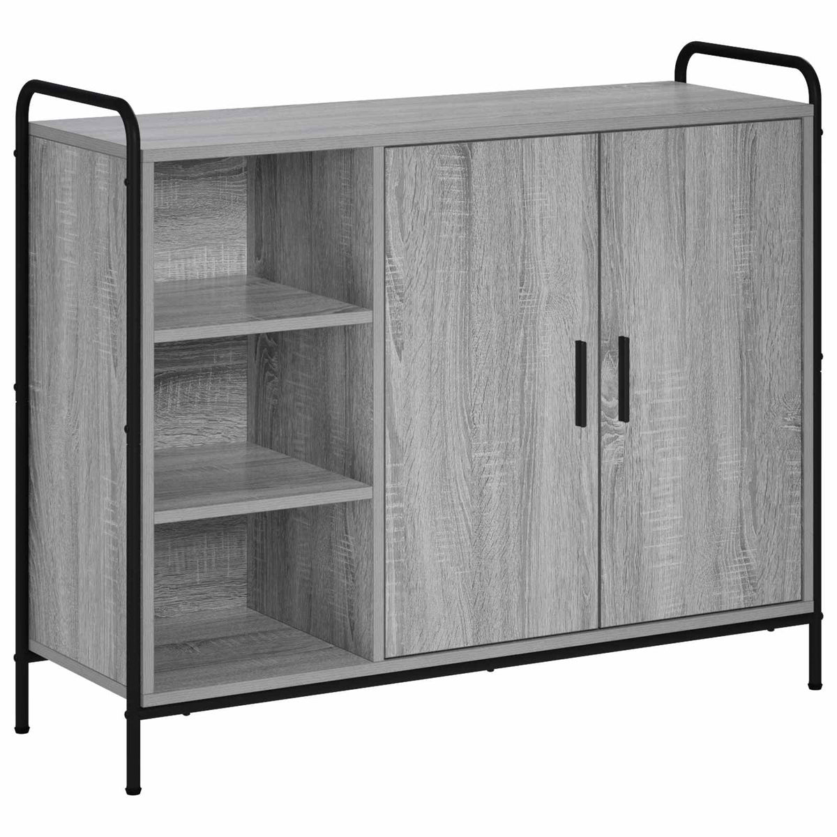 Sideboard Grey Sonoma 98.5 x 33 x 81 cm Engineered Wood
