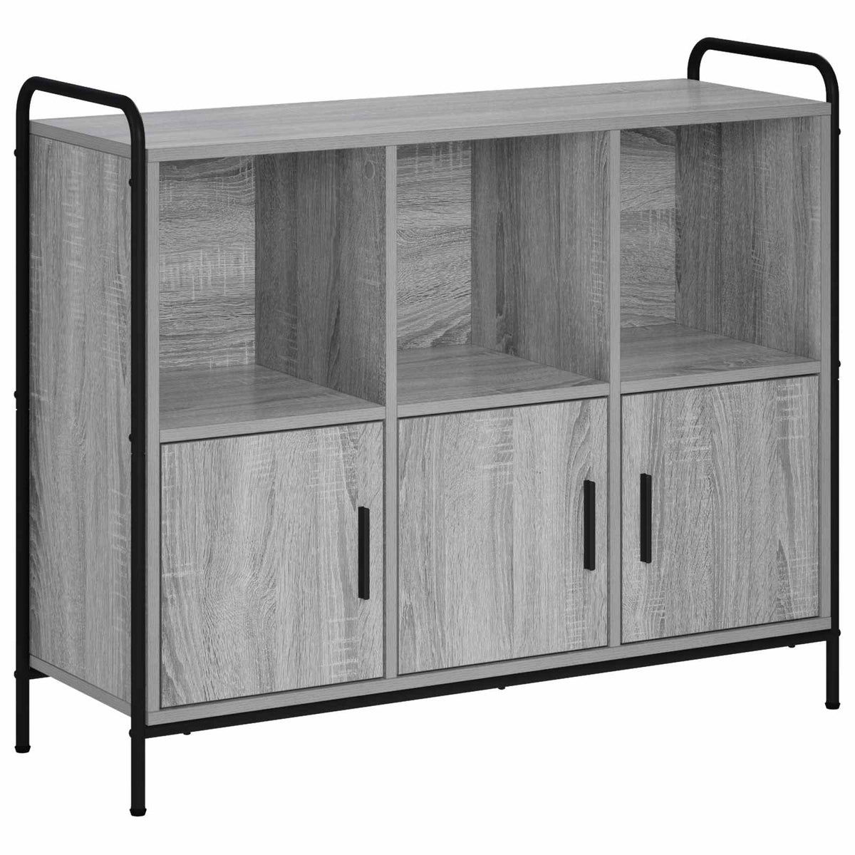 Sideboard Grey Sonoma 97 x 33 x 81 cm Engineered Wood